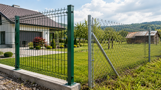 Plasă bordurată sau plasă împletită pentru gard? Diferențe, preț, durată de viață